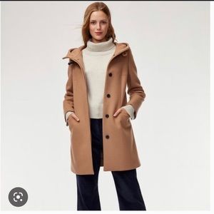 Aritzia Babaton Camel Pearce Wool Coat